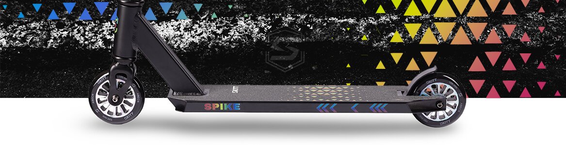 Výhodný freestyle set SKITT SPIKE, Black-Rainbow úvodní foto